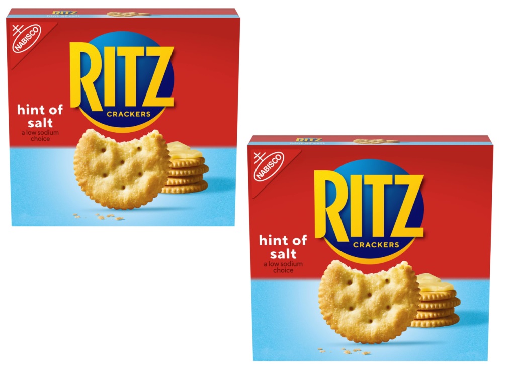 13.7-Oz RITZ Hint of Salt Crackers 2 for $4.45 ($2.22 each) + Free Shipping w/ Prime or on $35+