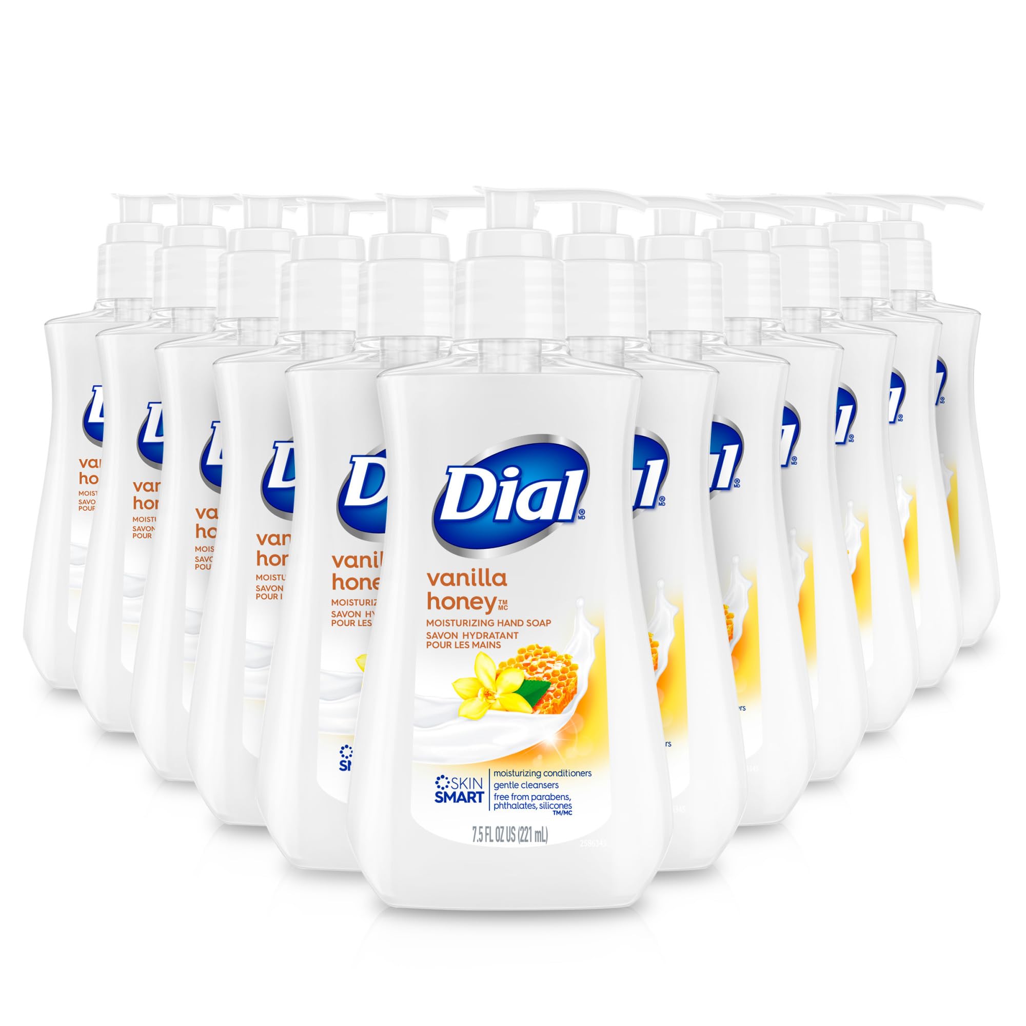 12-Pack 7.5-Oz Dial Liquid Hand Soap (Vanilla Honey) $11.90 w/ S&S + Free Shipping w/ Prime or on $35+