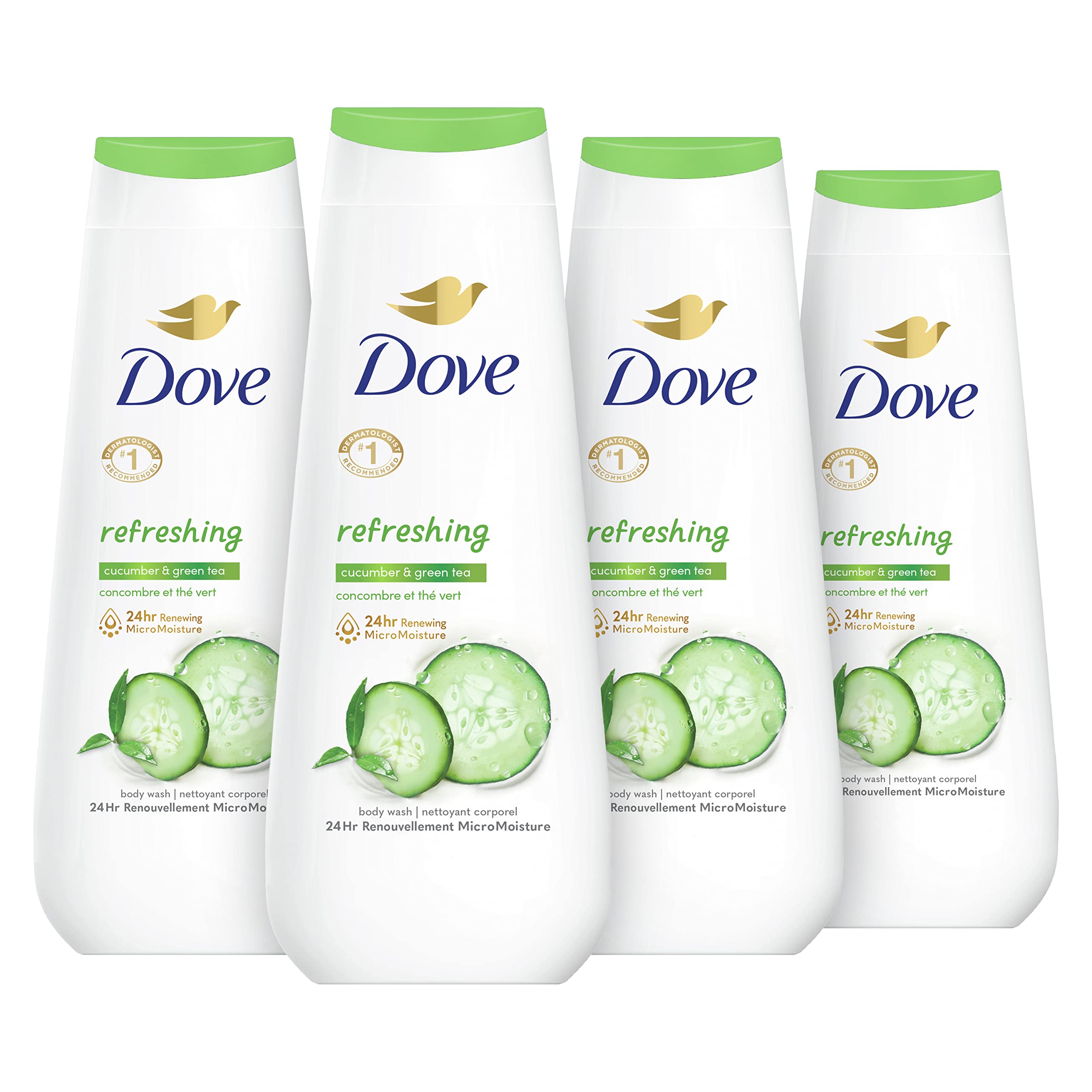 4-Pack 20-Oz Dove Body Wash (Various) from $11.17 w/ S&S + Free Shipping w/ Prime or on $35+