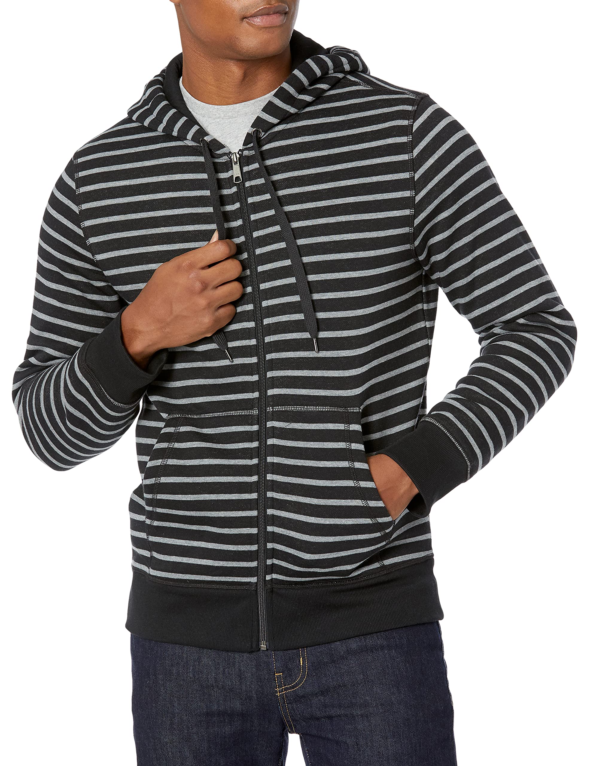 Amazon Essentials Men's Full-Zip Hooded Fleece Sweatshirt (Various) $9.20 + Free Shipping w/ Prime or on $35+