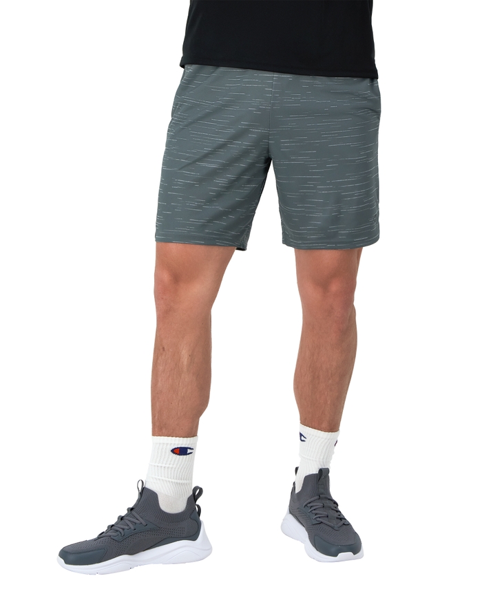 Champion 7" Moisture Wicking Sport Shorts (Swipe Texture Cool Slate Gray or Black) $9.09 + Free Shipping