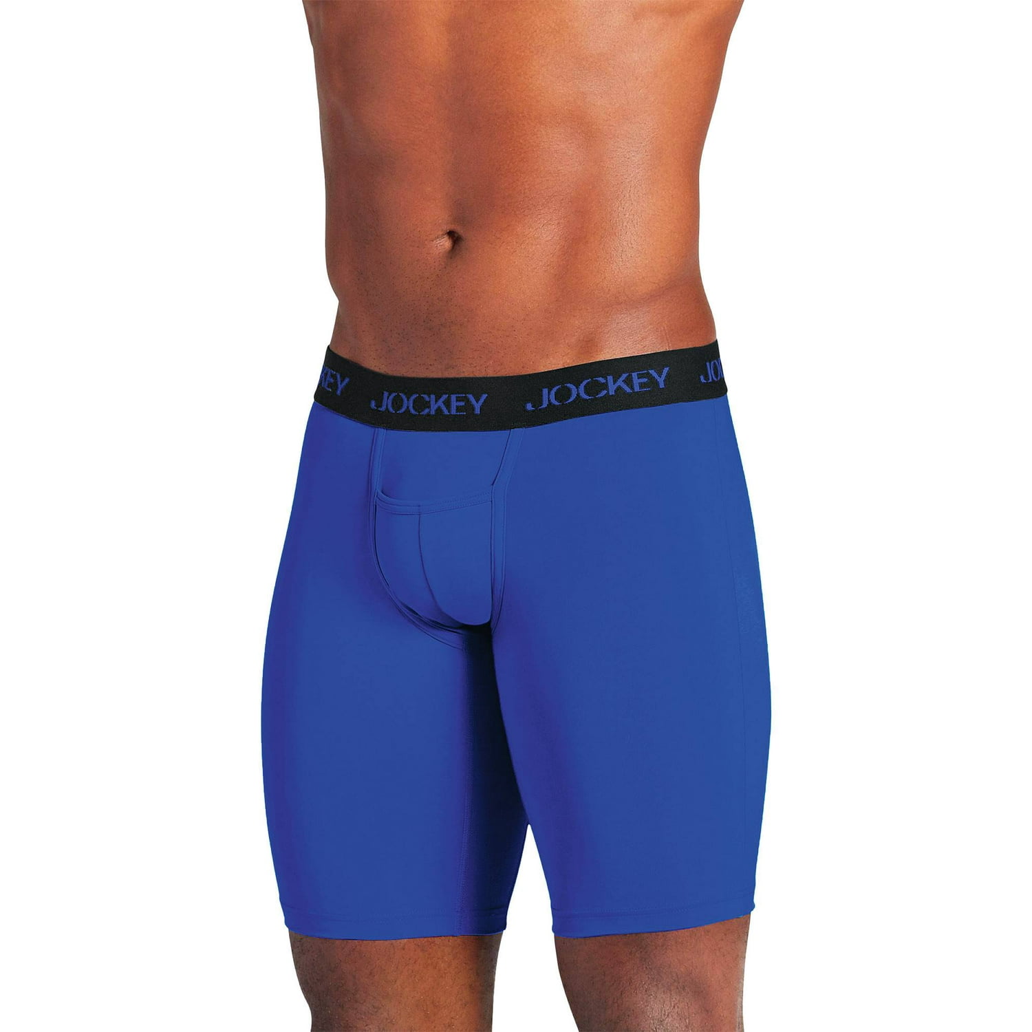 Jockey men s sport microfiber 10 midway brief outrageous blue 3 99
