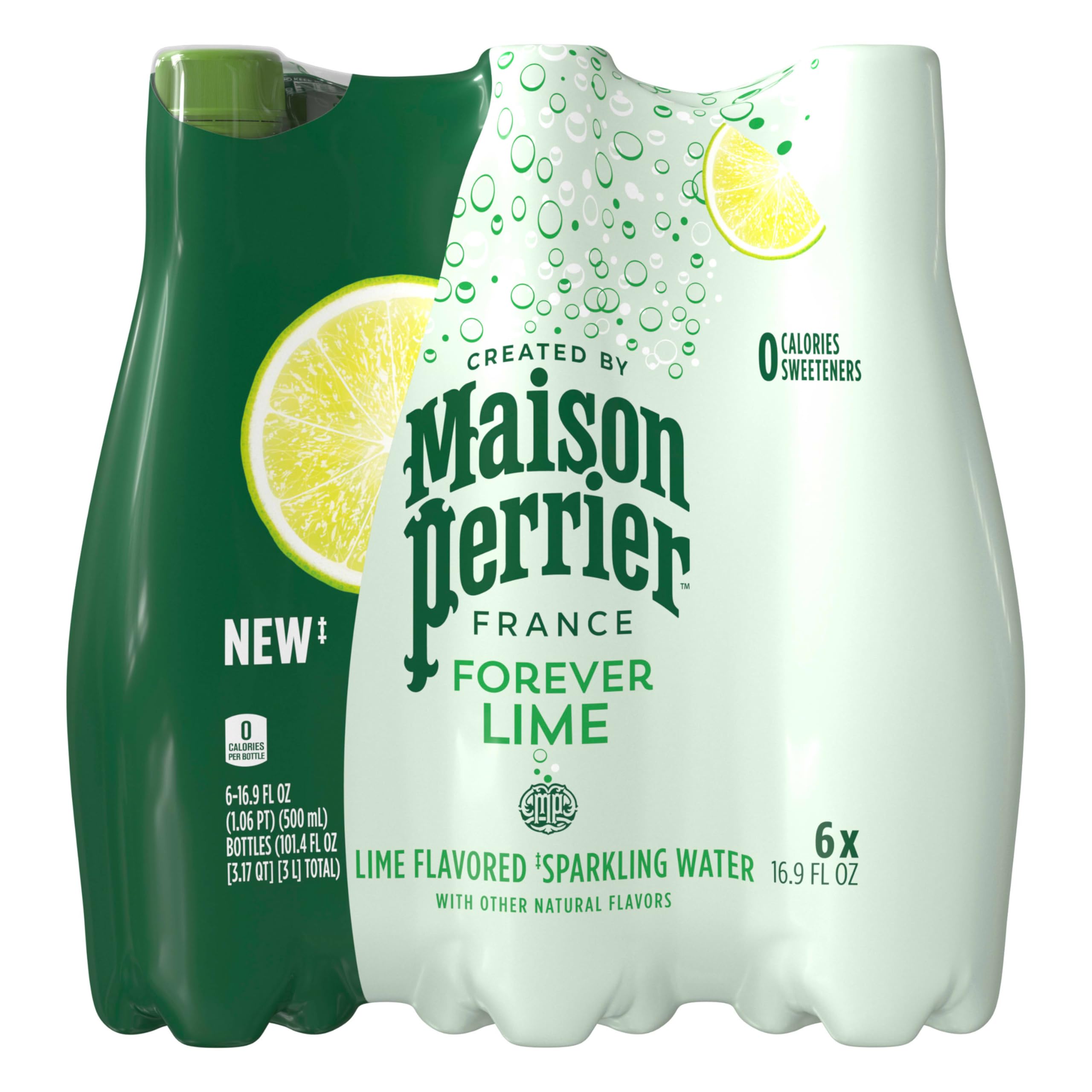 6-Count 16.9-Oz Maison Perrier Forever Lime Flavored Sparkling Water Bottles $5.22 w/ S&S + Free Shipping w/ Prime or on $35+