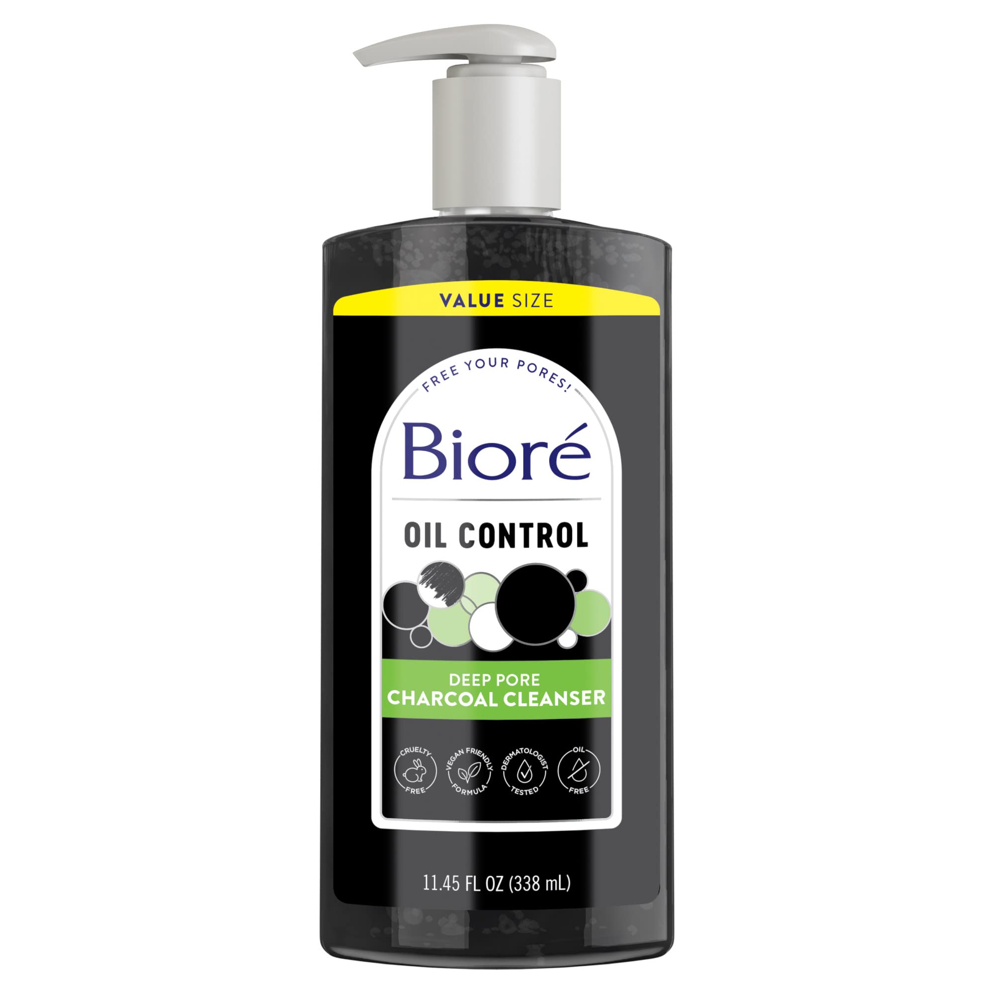 11.45-Oz Biore Deep Pore Charcoal Daily Face Wash $5.99 w/ S&S+ Free Shipping w/ Prime or on $35+