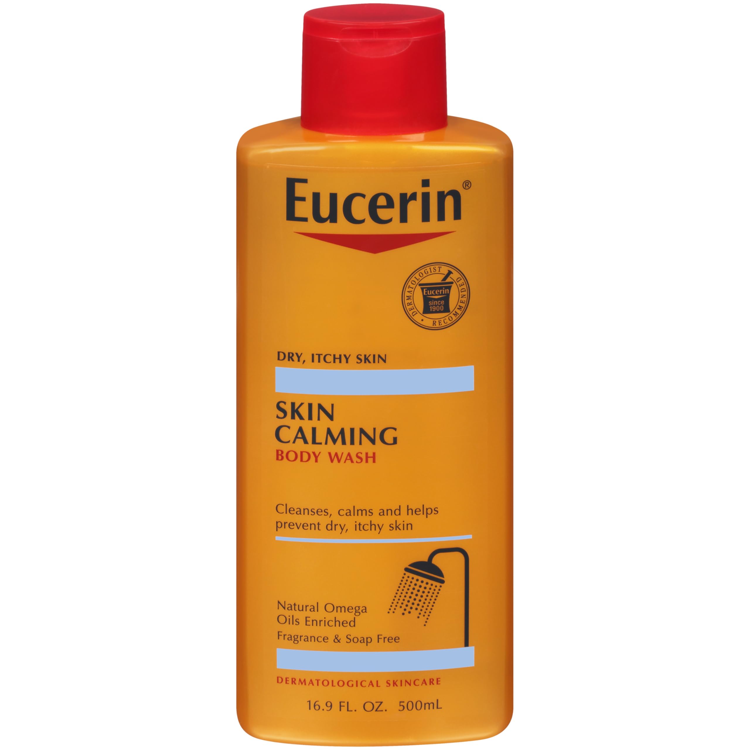 16.9-Oz Eucerin Skin Calming Body Wash $2.99 w/ S&S and more + Free Shipping w/ Prime or on $35+