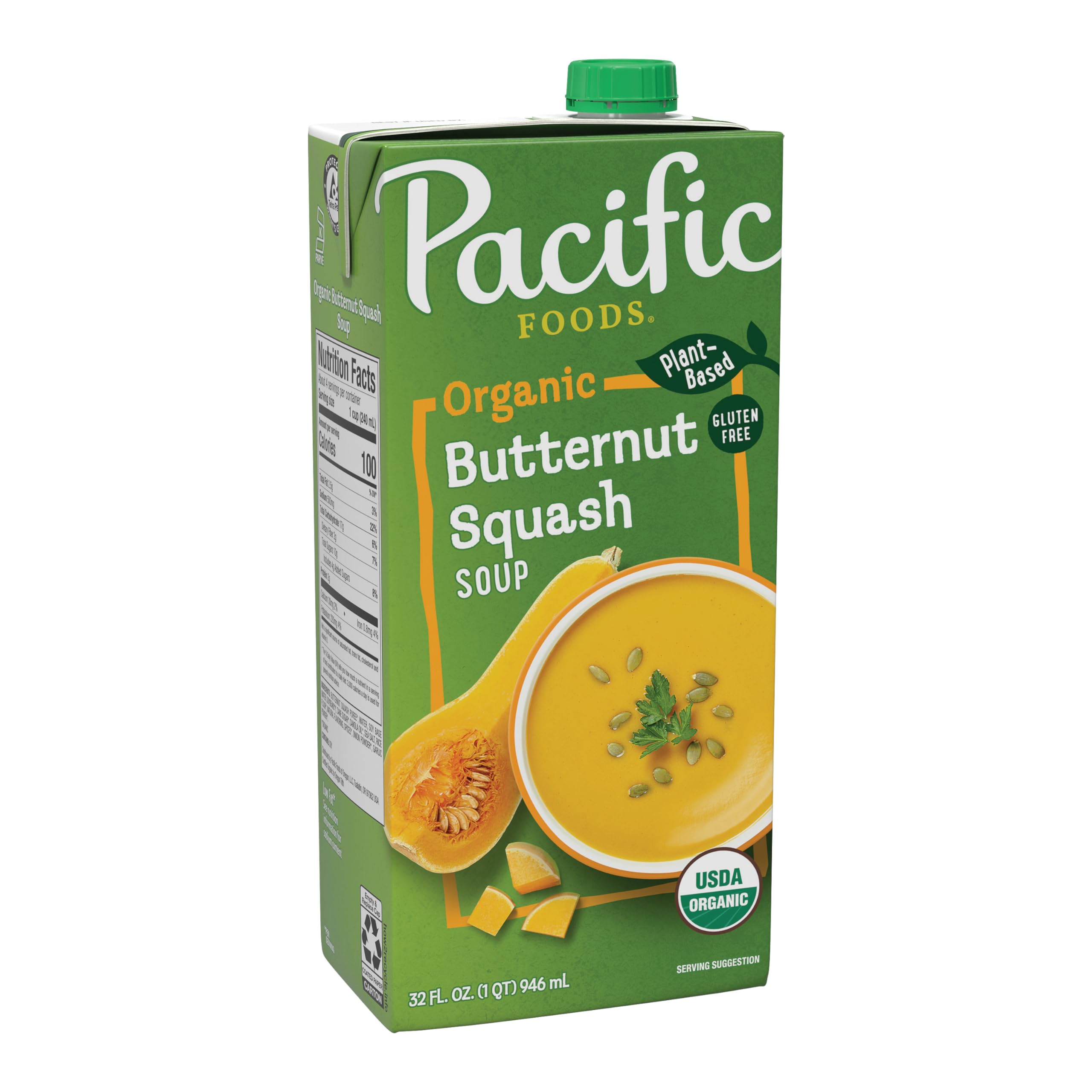 32-Oz Pacific Foods Organic Soup (Butternut Squash) $2.60 + Free Shipping w/ Prime or on $35+