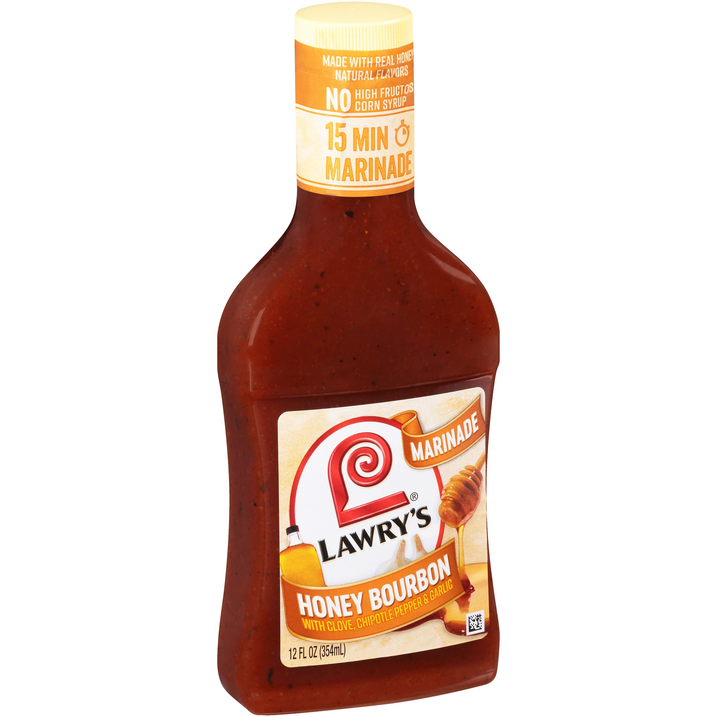 12-Oz Lawry's Honey Bourbon with Clove, Chipotle Pepper & Garlic Marinade 5 for $9.20 ($1.84 each) w/ S&S + Free Shipping w/ Prime or on $35+