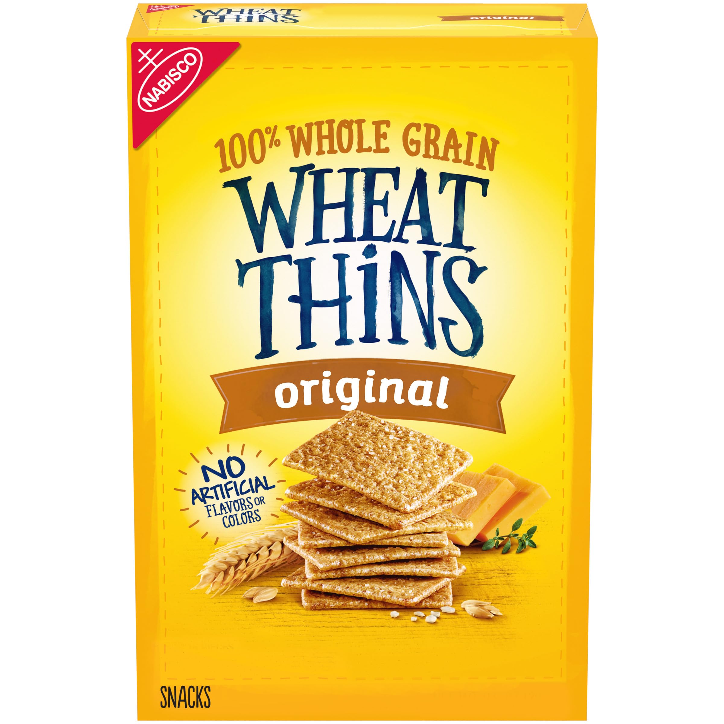 8.5-Oz Wheat Thins Original Whole Grain Wheat Crackers 5 for $9.90 ($1.98 each) + Free Shipping w/ Prime or on $35+