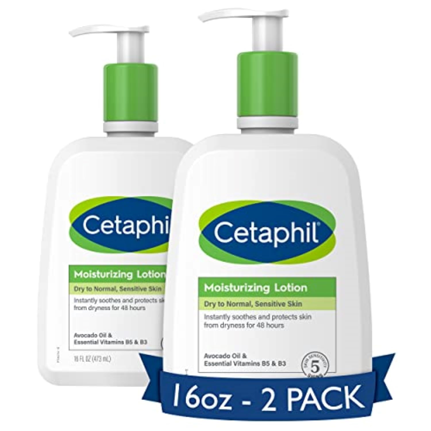 2-Count 16-Oz Cetaphil Moisturing Lotion (Dry to Normal, Sensitive Skin) $11.99 w/ S&S + Free Shipping w/ Prime or on $35+
