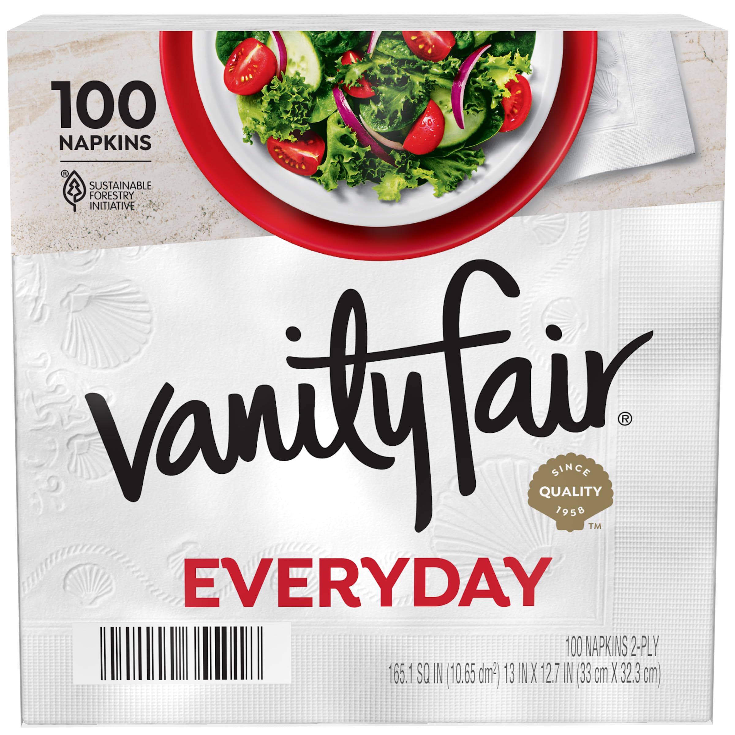 4-Pack 100-Count Vanity Fair Paper Napkins (Everyday) + 1-Pack 100-Count Vanity Fair Paper Napkins (Extra Absorbent) $8.80 w/ S&S + Free Shipping w/ Prime or on $35+