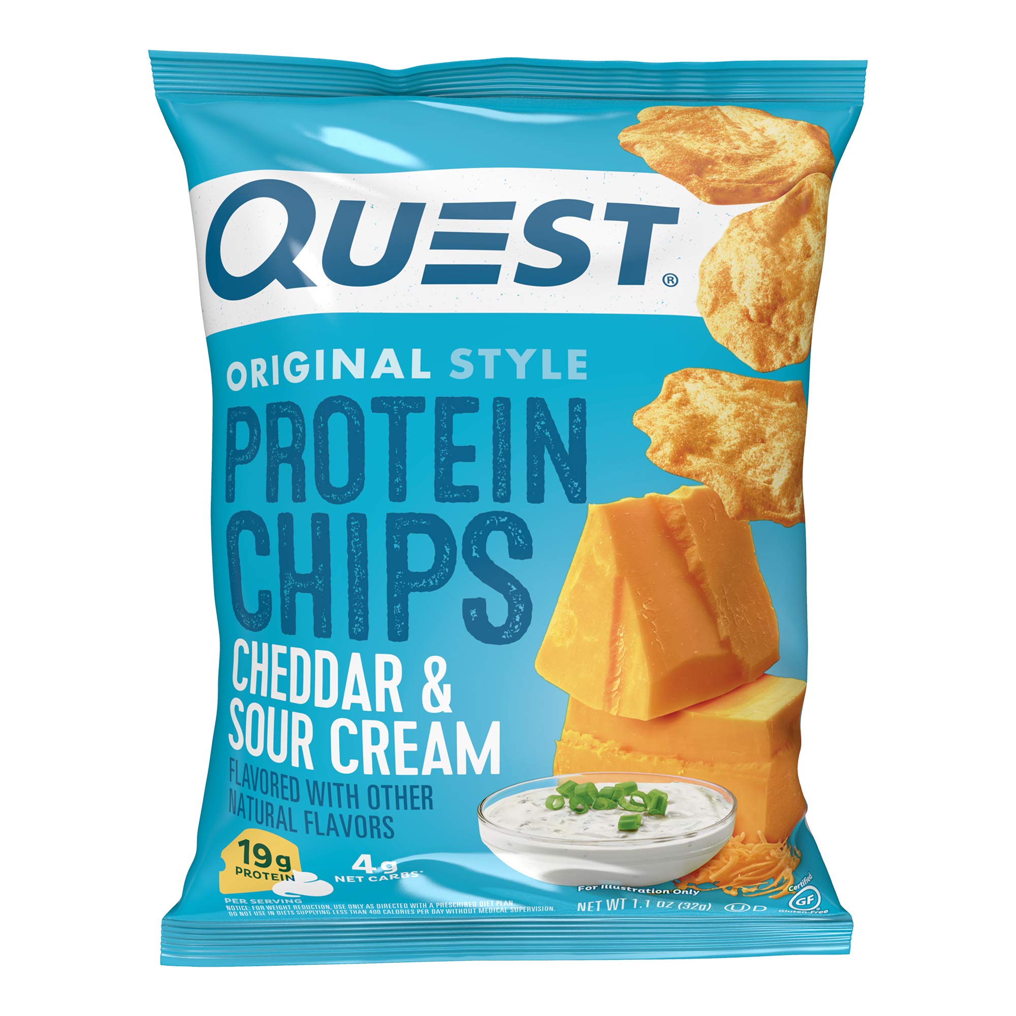 24-Count 1.1-Oz Quest Nutrition Tortilla Style Protein Chips (Cheddar & Sour Cream) $37.78 (1.57 each 1.1-Oz Pack) w/ S&S + Free Shipping