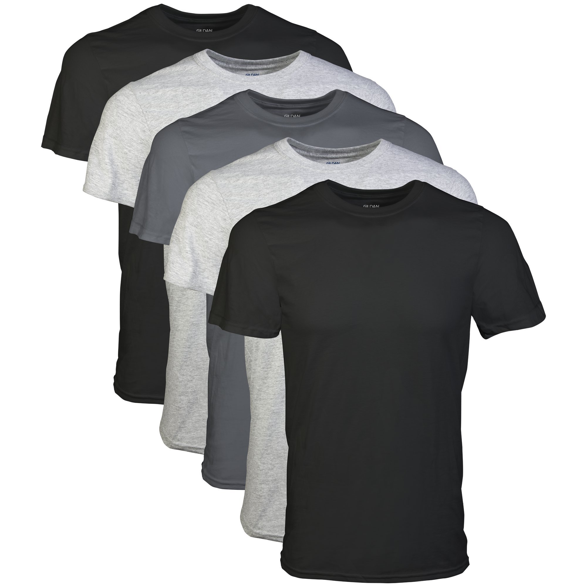 Prime Members: 5-Pack Gildan Men's Crew T-Shirts (Various Colors) from $13.84 + Free Shipping