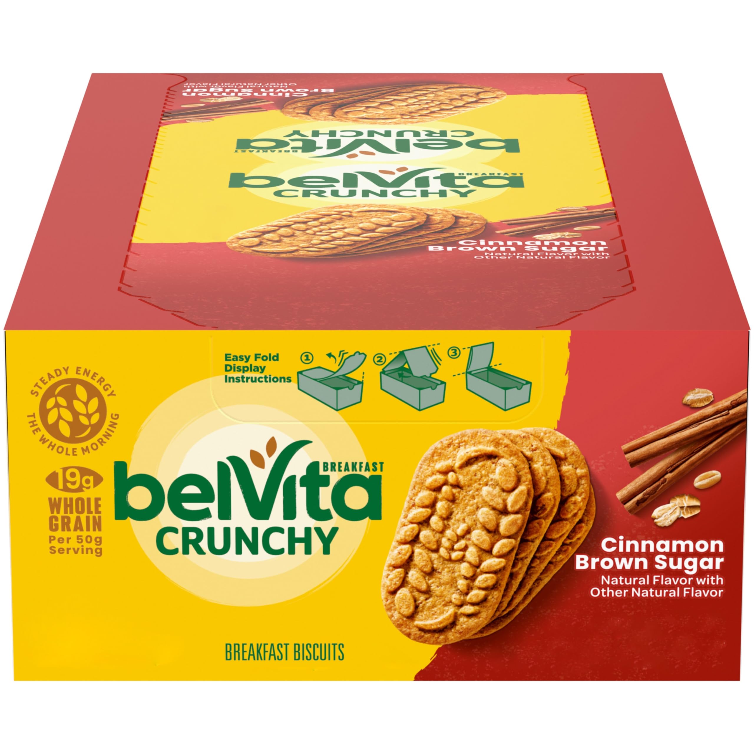 8-Pack 4-Count BelVita Breakfast Biscuits (Cinnamon Brown Sugar) $3.50 w/ S&S + Free Shipping w/ Prime or on $35+