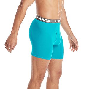 4-Pack Hanes Ultimate Men's Comfort Flex Cotton Modal Blend Boxer Briefs