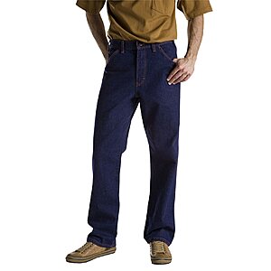 Dickies Men's Regular-Fit 5-Pocket Jean (Indigo Blue or Stone Washed Indigo Blue) $  20.99 + Free Shipping w/ Prime or on $  35+