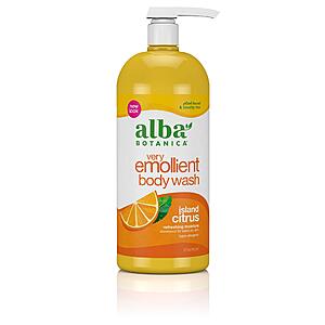 32-Oz Alba Botanica Very Emollient Body Wash (Various) from $  8.60 w/ S&S + Free Shipping w/ Prime or on $  35+