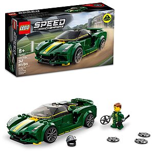 247-Pieces LEGO Speed Champions Lotus Evija 76907 Car Model Building Kit $  15.99 + Free Shipping w/ Prime or on $  35+