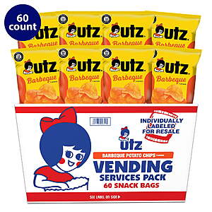 60-Count 1-Oz Utz Barbeque Potato Chips $17.06 w/ S&S + Free Shipping w/ Prime or $35+
