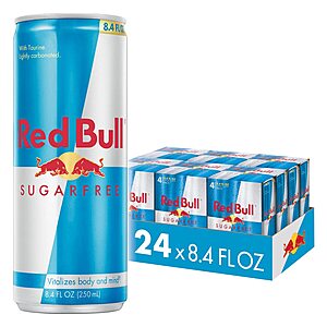 Select Amazon Accounts: 24-Count 8.4-Oz Red Bull Energy Drink (Sugar Free)