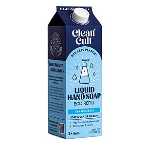 32-Oz Cleancult - Liquid Soap Refills (Hand or Dish) from