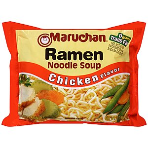 12-Pack 3-Oz Maruchan Ramen Chicken Flavor Noodle Soup