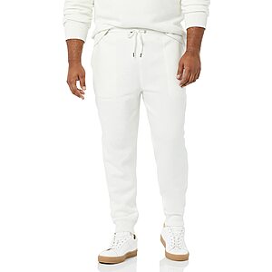 Goodthreads Men's Washed Fleece Jogger Pant (Pale Grey or Grey)