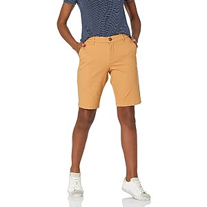 Amazon Essentials Women's Mid-Rise Slim-Fit 10" Inseam Bermuda Khaki Short (Various) $8.30  + Free Shipping w/ Prime or on $35+