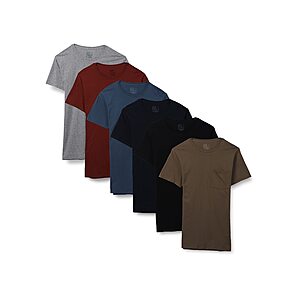 fruit of the loom pocket tees xl