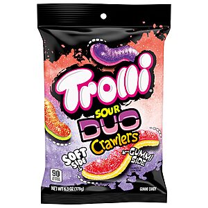 6.3-Oz Trolli Sour Brite Crawlers Candy (Duo Crawlers) $0.80 w/ Subscribe & Save