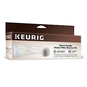 Keurig Short Handle Water Filter Starter Kit $5 + Free Shipping w/ Prime or on $35+
