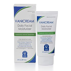 2-Count 3-Oz Vanicream Daily Facial Moisturizer With Ceramides and Hyaluronic Acid $24.64 + $10 Amazon Credit w/ S&S+ Free Shipping w/ Prime or on $35+