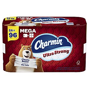 48-Count Charmin Ultra Strong Mega Rolls Toilet Paper + $15 Target eGift Card $53 + Free Shipping