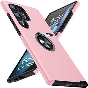 Jame Samsung Galaxy S24 Ultra Case (Pink) $3.24 + Free Shipping w/ Prime or on $35+