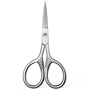 AsonTao Professional Grooming Scissors (Silver) $3.49 + Free Shipping w/ Prime or on $35+