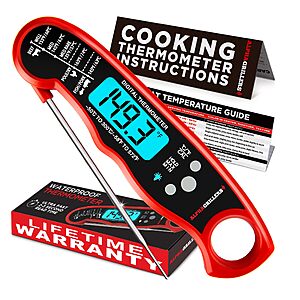 [Prime] Alpha Grillers Instant Read Meat Thermometer for Grill and Cooking $9.99 + Free Shipping w/ Prime or on $35+