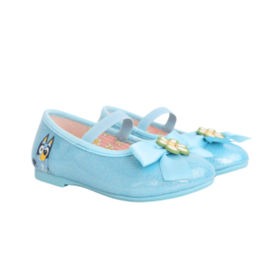Bluey Toddler Girls Glitter Bow Ballet Flats $9.09 + Free S&H w/ Walmart+ or on $35+