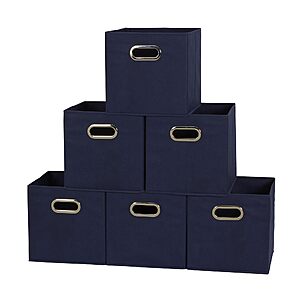 6-Pack (6-Lb) Household Essentials 81-1 Foldable Fabric Storage Bins $14.99 + Free Shipping w/ Prime or on $35+