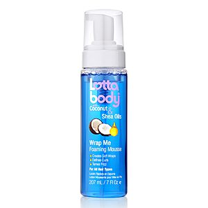 7-Oz Lottabody Coconut Oil & Shea Wrap Me Foaming Hair Curl Mousse $2.98 w/ S&S + Free Shipping w/ Prime or on $35+