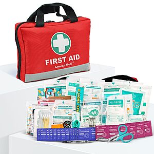 309-Piece General Medi First Aid Kit 
