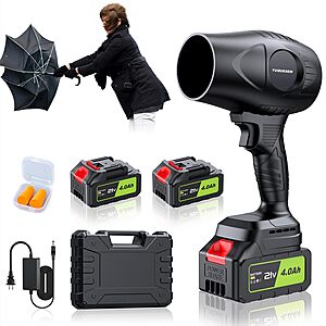 [Prime] 980,000 RPM Cordless Electric Handheld Leaf Blower $29.99 + Free Shipping