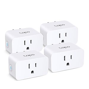 4-Pack TP-Link Tapo Smart Plug Mini 