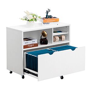 HollyHOME Single Drawer Lateral File Cabinet (29.9