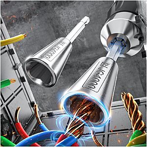 2-Count Nooydio Wire Twister Tool for Power Drill (Fits 6mm Hex Shank) 