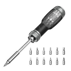 Wesdut 13-in-1 Multi Bit Screwdriver & Nut Driver Set $6.99 + Free Shipping w/ Prime or on $35+