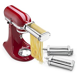 3-Piece KitchenAid Metal Pasta Roller/Cutter Attachment (Stainless Steel) $149.00 + Free Shipping