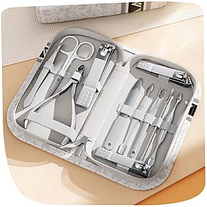 Prime Members: 12-Piece Wesdut Women's Manicure Kit $4.75 + Free Shipping