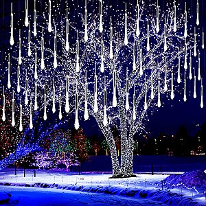 8-Tubes Kwaiffeo Meteor Shower LED Lights (White) $5.35 + Free Shipping w/ Prime or on $35