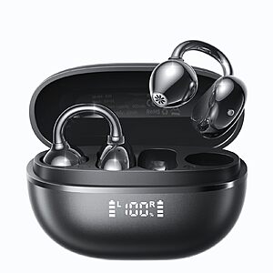 Kinglucky ClipFree A20 Open-Ear Earbuds (Black) .90