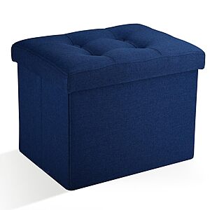 17" X 13" X 13" Docvania Ottoman Storage/Foot Rest Stool (Various) $13.49 + Free Shipping w/ Prime or on $35+