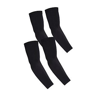KUHNMARVIN Sports Compression Arm Sleeves w/ UV 50+ (Black): 5-Pairs $9, 2-Pairs $4.75 
